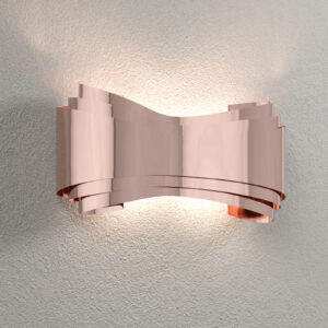 Ionica - měděné LED designové nástěnné světlo