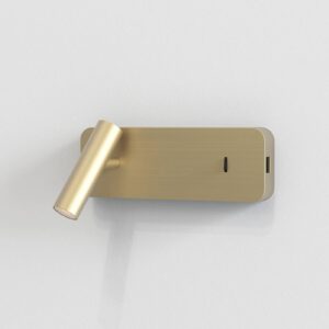 Astro Enna Surface USB LED nástěnné světlo, zlatá