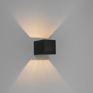 Sada 3 moderních nástěnných svítidel černá – Transfer