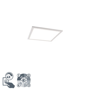 Stropní lampa bílá 40 cm vč. LED 4stupňové stmívatelné – Liv