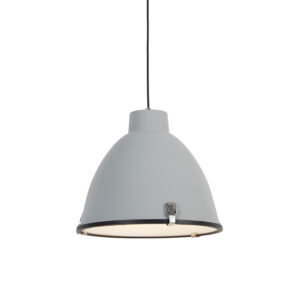 Průmyslová závěsná lampa šedá 38 cm stmívatelná - Anteros