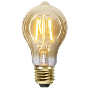 LED žárovka E27 0,75 W Vintage Gold 2 000K jantar