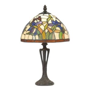 Decentní stolní lampa ELANDA, Tiffany styl 41 cm