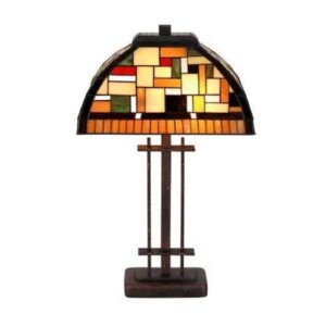 MOSAICA – stolní lampa v Tiffany stylu