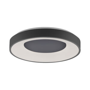 Moderní stropní svítidlo černé včetně LED 3stupňového stmívatelného – Steffie