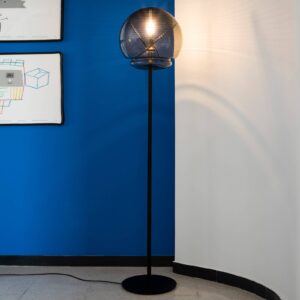 Artemide Vitruvio stojací lampa stmívatelná, černá