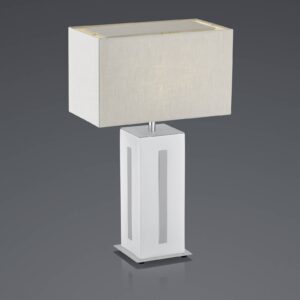 BANKAMP Karlo stolní lampa bílá/šedá, výška 56cm
