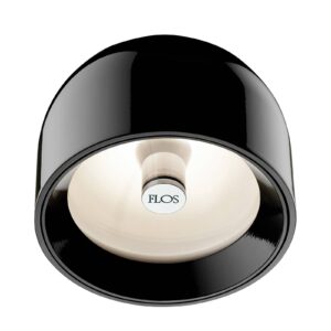 Stropní svítidlo FLOS Wan v černé barvě