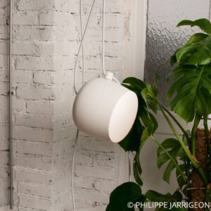FLOS Aim Small Fix LED závěsné světlo bílé