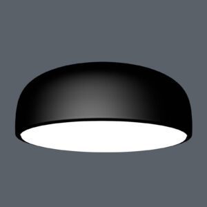 FLOS Smithfield C LED stropní světlo, matná černá