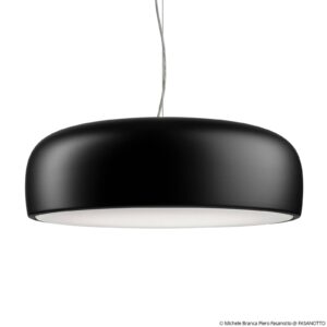 FLOS Smithfield S LED závěsné světlo, matná černá