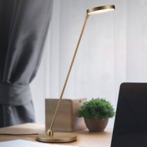 LED-stolní lampa Thea-T, bronz