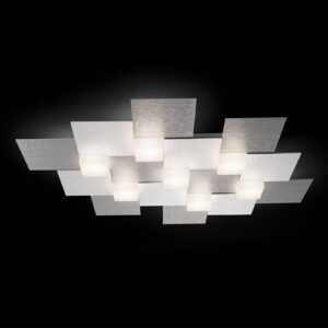 GROSSMANN Creo LED stropní svítidlo 7zdr, hliník