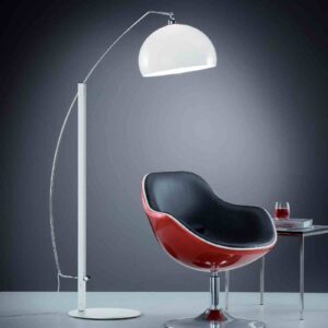 Helestra Doro – stojací lampa, akrylátové stínidlo