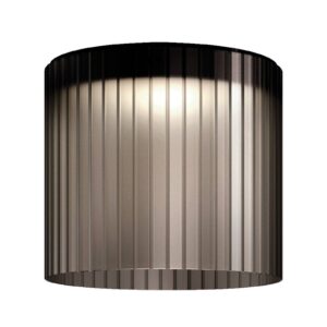 Kundalini Giass LED stropní svítidlo Ø 40 cm šedé