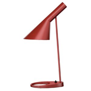 Louis Poulsen AJ - stolní lampa, rezavá červená