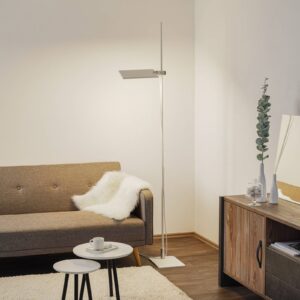 ICONE GiuUp LED stojací lampa, stmívatelná, bílá