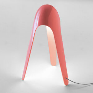 Martinelli Luce Cyborg LED stolní lampa korálová