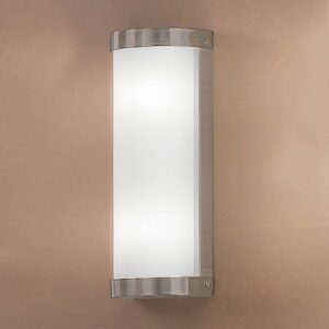 Koupelnové nástěnné světlo Veti, nikl, 25,5 cm