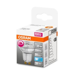 OSRAM LED reflektor GU10 3,4W 940 36° stmívací