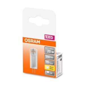 OSRAM LED pinová žárovka G4 1,8W 2 700 K čirá