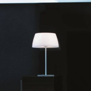 Prandina Ginger T30 stolní lampa, bílá, Ø 36 cm
