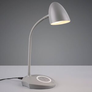 Stolní lampa LED Load, indukční nabíječka, šedá