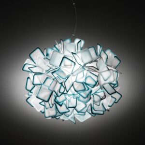 Slamp Clizia - designové závěsné světlo, modré