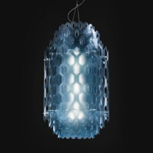 Slamp Chantal - LED závěsné světlo, 60 cm, modré
