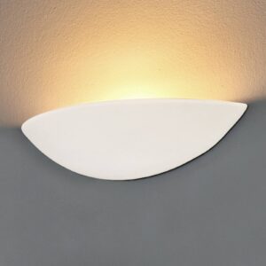 Pale LED nástěnné světlo ze sádry, přizpůsobitelné