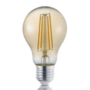 LED filament žárovka E27 8W zlatá stmívač 2 700 K