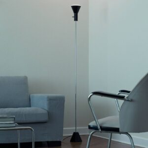 TECNOLUMEN Gru – stojací lampa LED, černá