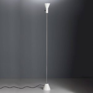 TECNOLUMEN Gru – stojací lampa LED, bílá