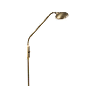 Moderní stojací lampa bronzová včetně LED – Eva