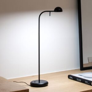 Vibia Pin 1650 stolní lampa LED, délka 23cm, černá