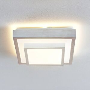 Lindby Mirco LED stropní světlo, hranaté, 32 cm