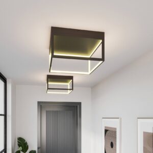 Lucande Byrana LED stropní světlo, čtvercové