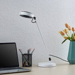 Lucande Vilana LED stolní lampa, bílá