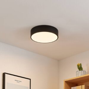 Lindby Simera LED stropní světlo, 30cm, černá