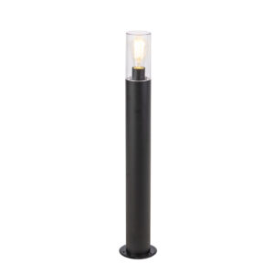 Moderní stojící venkovní lampa černá 80 cm – Rullo