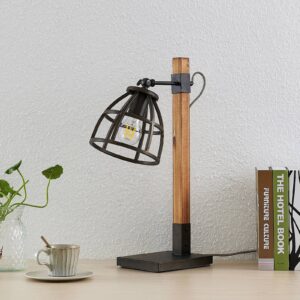 Lindby Tanina stolní lampa s klecovým stínidlem