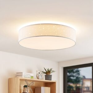 Lindby Ellamina LED stropní světlo 60 cm bílé