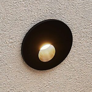 Arcchio Vexi LED podhledové svítidlo kulaté, černé
