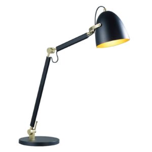 Lucande Nordin stolní lampa černá/zlatá