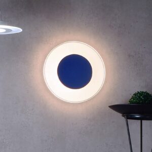 LED stropní světlo Zaniah, 360° světlo 24W, modrá