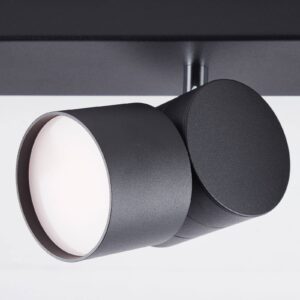 AEG Twine LED stropní světlo, černá, čtyři zdroje