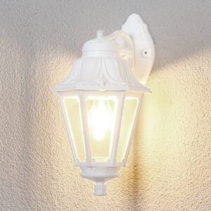 Bílé venkovní LED svítidlo Bisso Anna E27