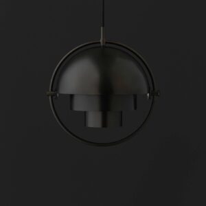 GUBI Multi-Lite závěsné světlo černá/černá 32 cm
