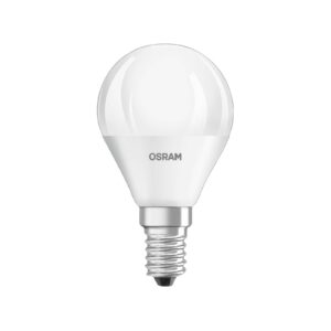 OSRAM LED kapka E14 4,9W Base P40 840 matná 3ks