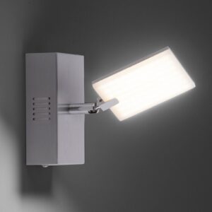 PURE Mira LED nástěnné světlo, remote, CCT, hliník